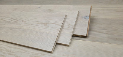 8 1/4" x 9/16" Engineered European White Oak Dove Hardwood Flooring
