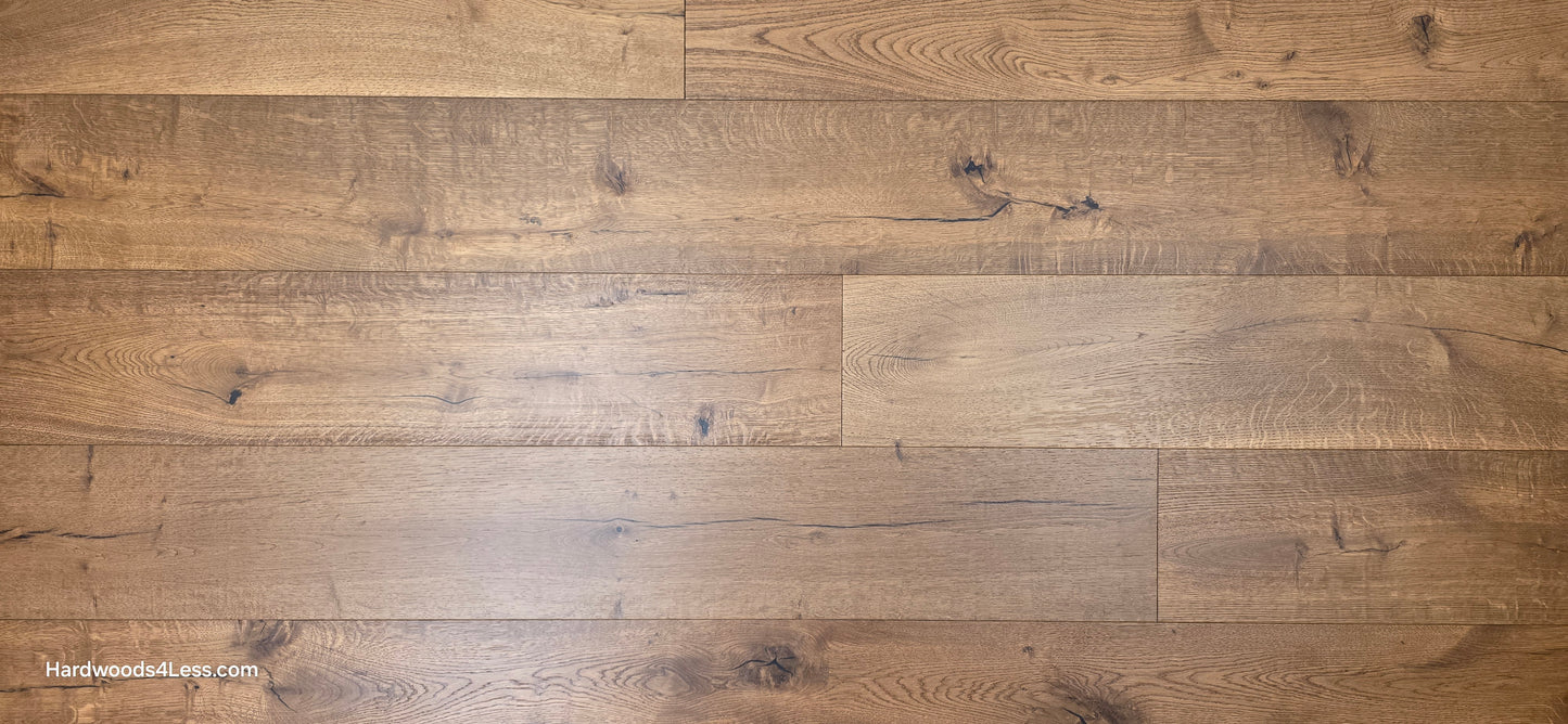 8 5/8" x 5/8" Engineered European Oak Beamline Hardwood Flooring