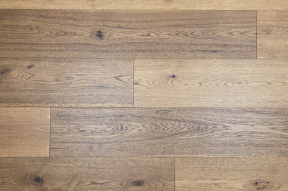 9 1/2" x 5/8" Engineered Hickory Andrews Hardwood Flooring close up