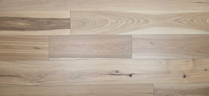 9 1/2" x 5/8" Engineered Hickory Chapman Hardwood Flooring wide close up
