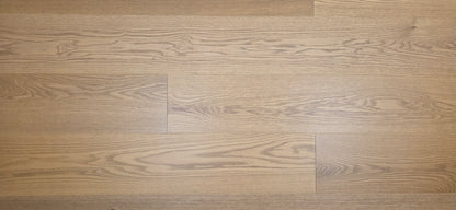 9 1/2" x 5/8" Engineered White Oak Waxwing Hardwood Flooring close up. 