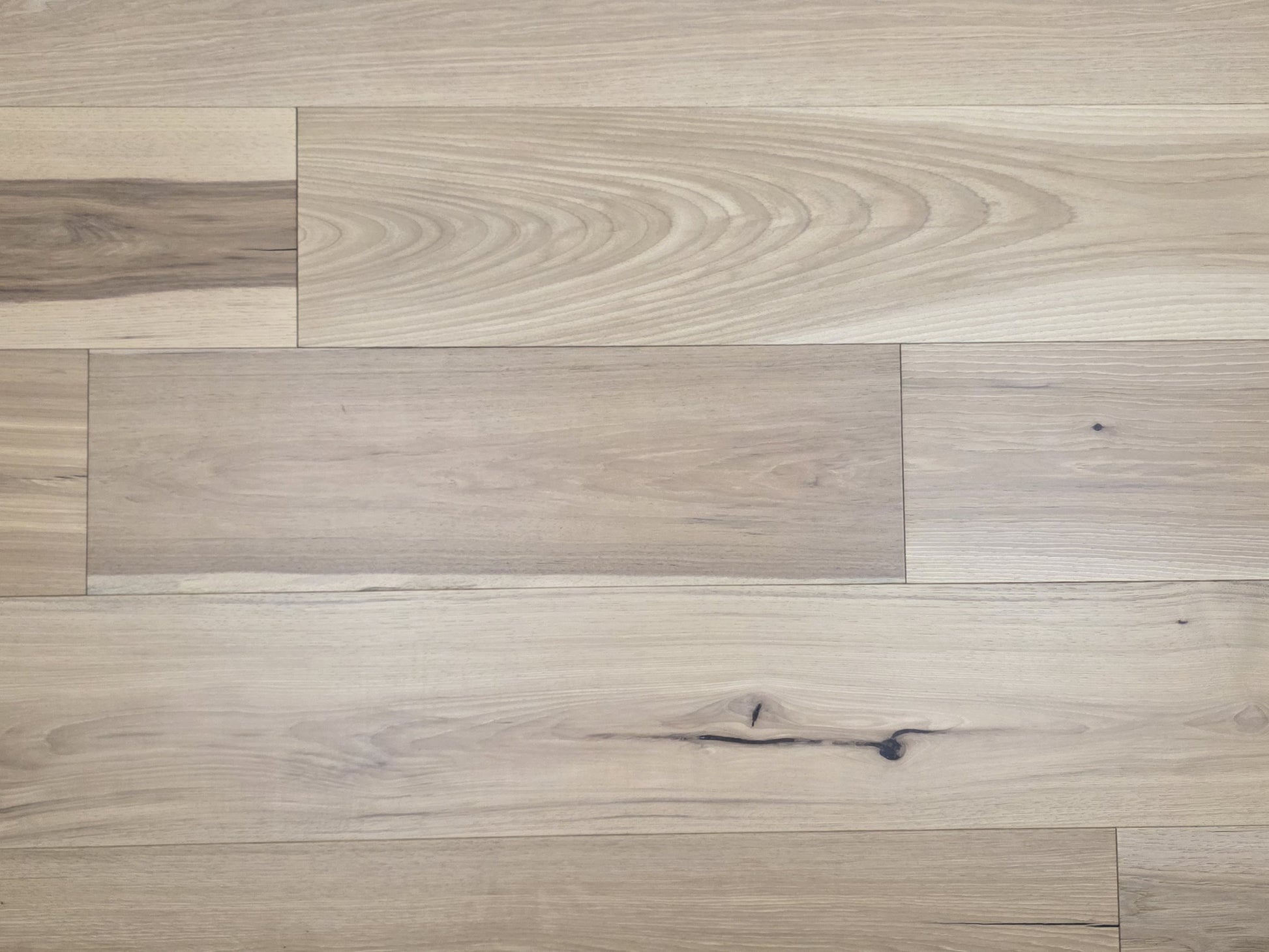 9 12 x 58 Engineered Hickory Chapman Hardwood Flooring very close up