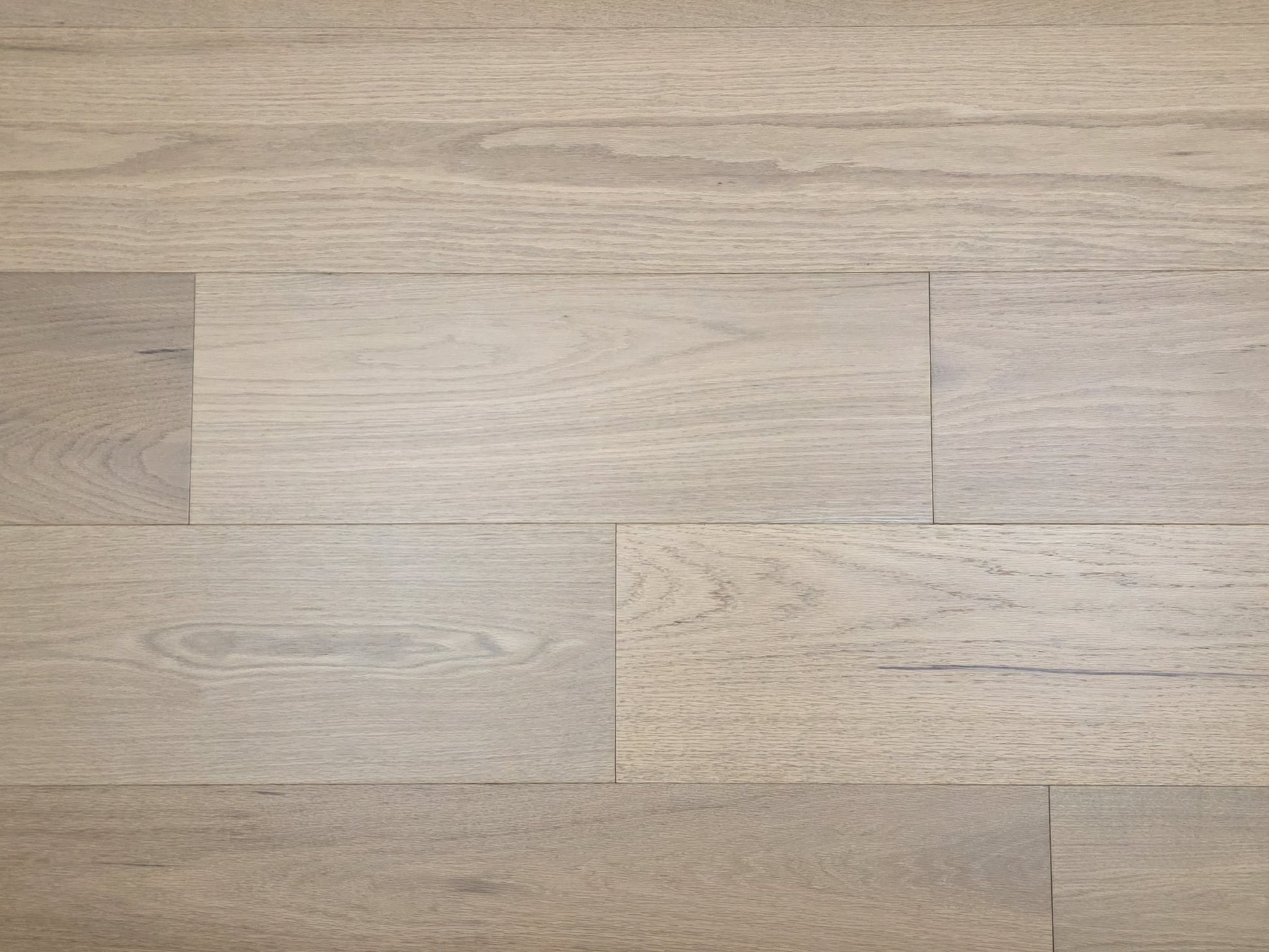 9 12 x 58 Engineered Red Oak Phoebe Hardwood Flooring shown short close up
