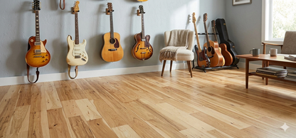 4" x 3/4" American Hickory Natural Hardwood Flooring