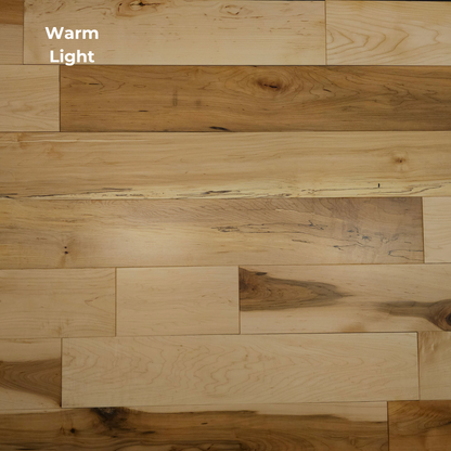 Maple wood flooring