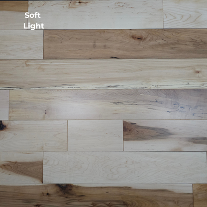 Maple wood flooring