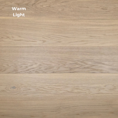 8 1/4" x 9/16" Engineered European White Oak Dove Hardwood Flooring