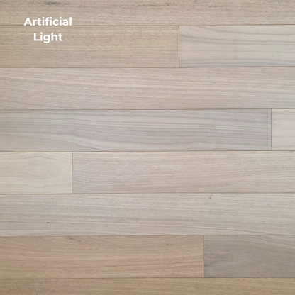 4" x 3/4" Solid Brazilian Oak Natural Hardwood Flooring tagged artificial light