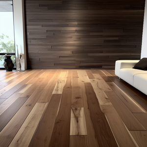 5" x 3/4" Asian Walnut Natural Prefinished Hardwood Flooring