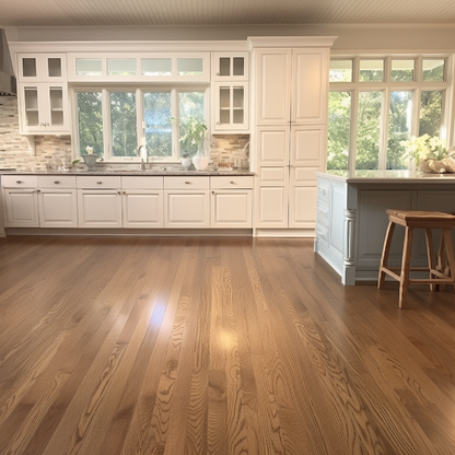 3 1/4" x 3/4" Red Oak Caramel Hardwood Flooring