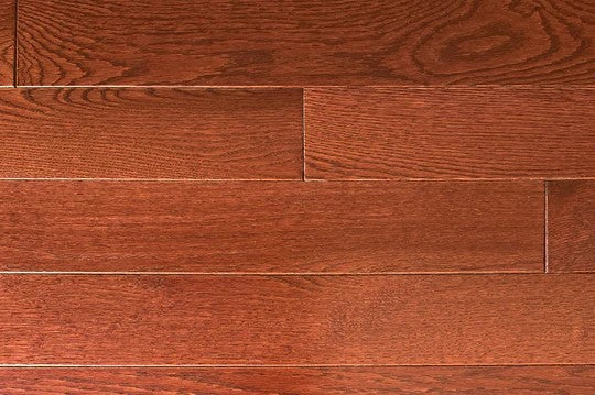 3 1/4 x 3/4 Solid Oak Carmine Stain Prefinished Hardwood Flooring