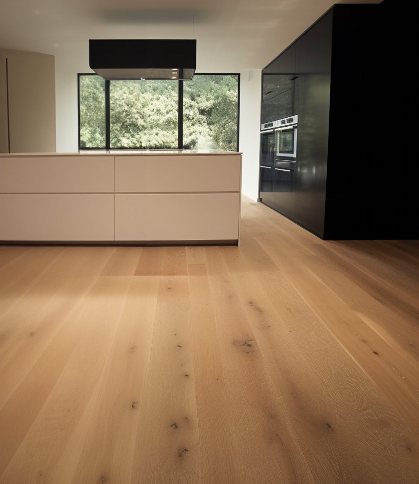 8.66" x 5/8" Engineered European Oak Crescent Stain Hardwood Flooring