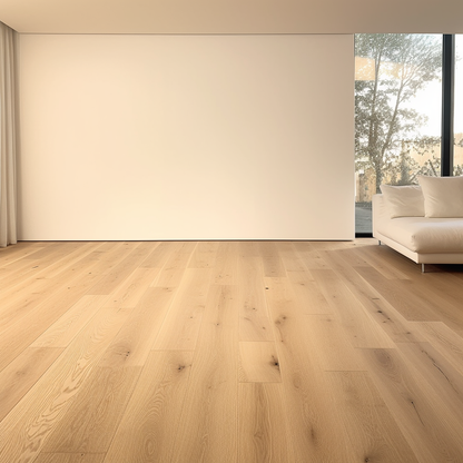 7 1/2" x 9/16" Engineered European White Oak Dali Hardwood Flooring