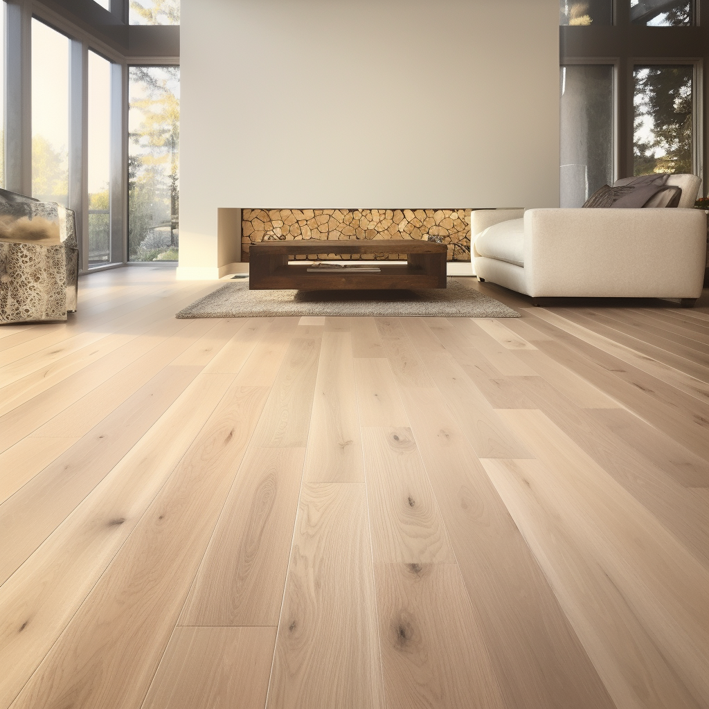 8.66" x 5/8" Engineered European Oak Domain Stain Hardwood Flooring