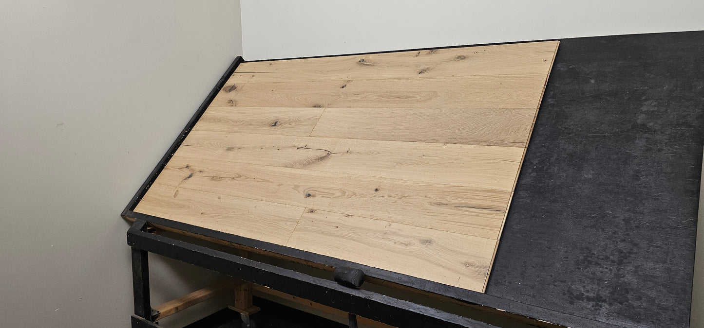 7 1/2" x 3/4" Engineered White Oak Mooneye Hardwood Flooring