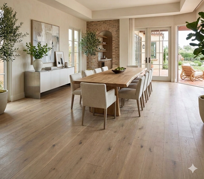 7 1/2" x 5/8" Engineered European White Oak Famous Grouse Hardwood Flooring