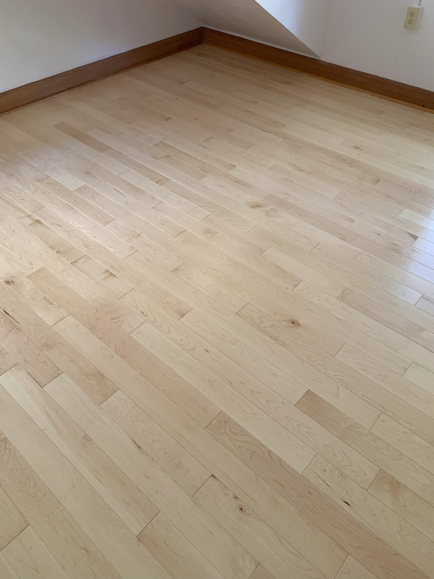 2 1/4" Natural Northern Maple Common & Better Hardwood Flooring