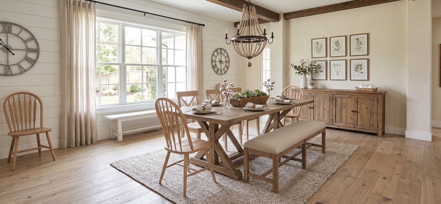 7 1/2" x 1/2" Engineered European White Oak Belleray Hardwood Flooring