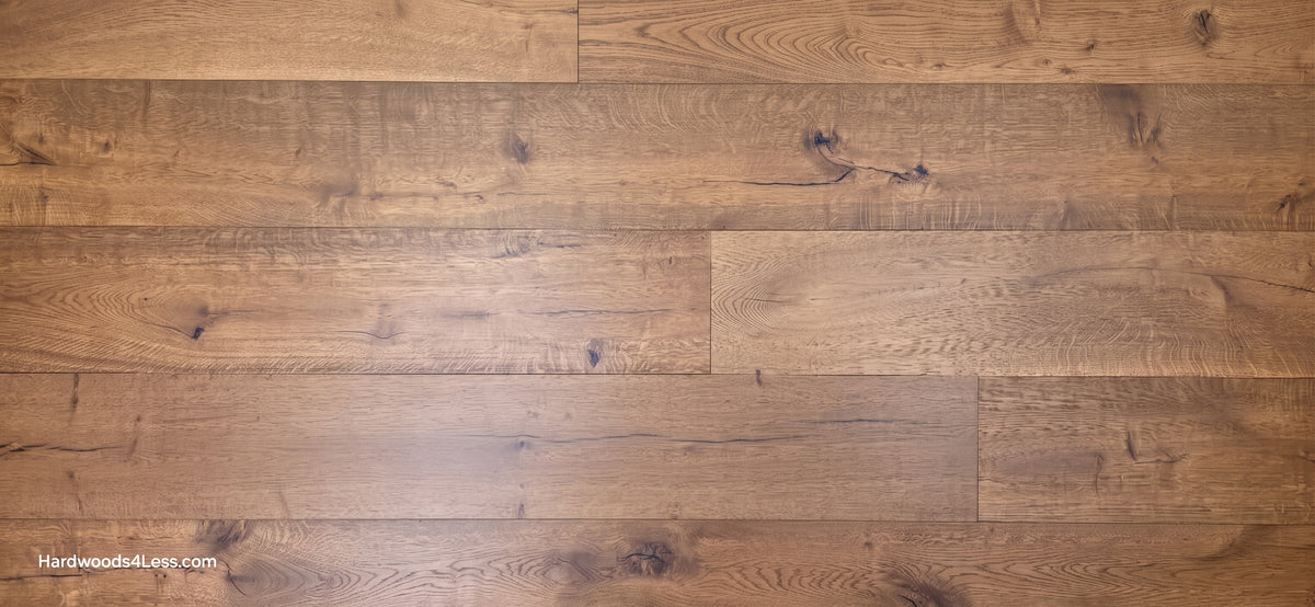 8 5/8" x 5/8" Engineered European Oak Beamline Hardwood Flooring