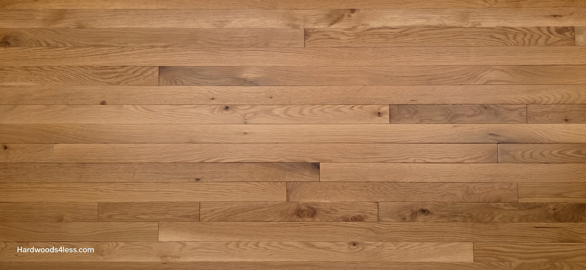 2 1/4" x 3/4" White Oak Natural #1 & Better Hardwood Flooring