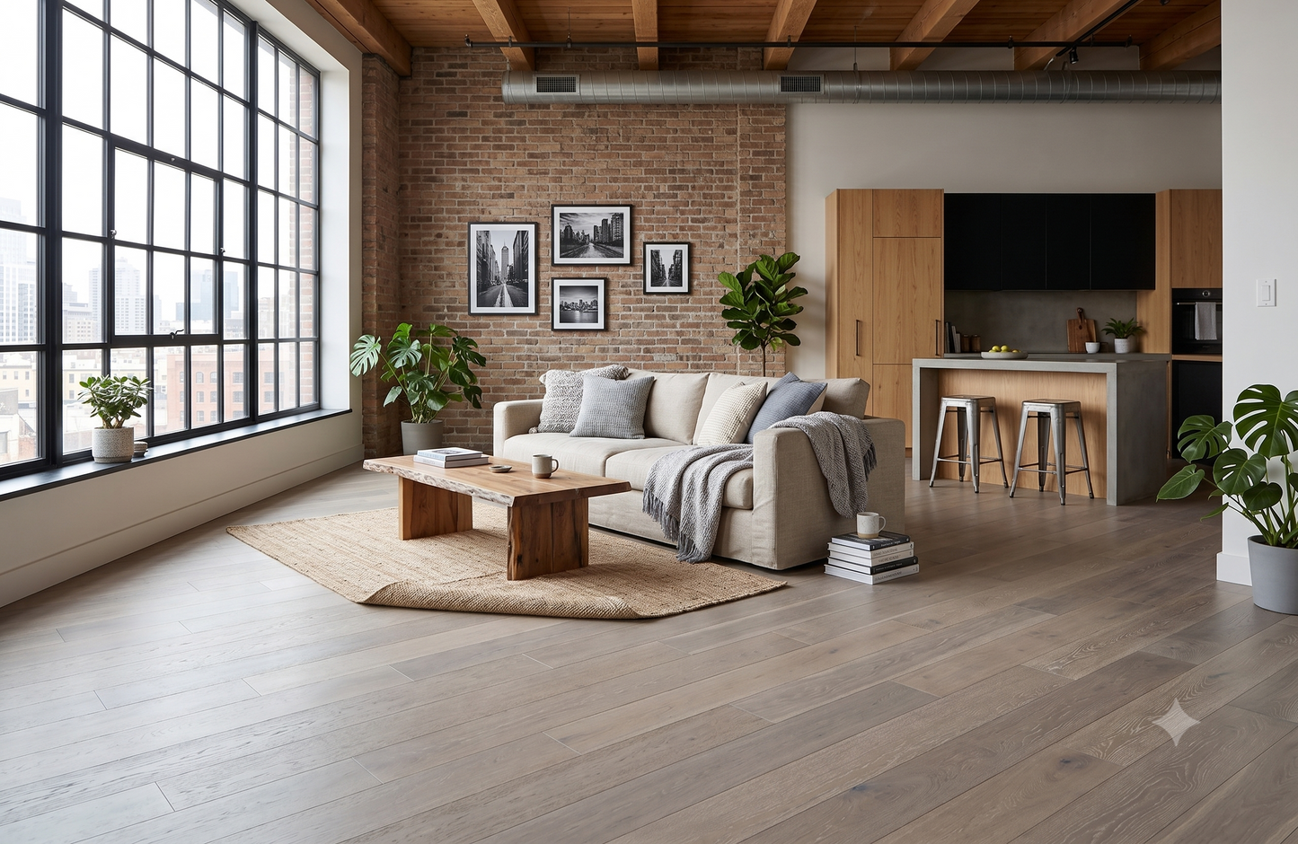 7 1/2" X 1/2" Engineered European White Oak Mortlach Hardwood Flooring