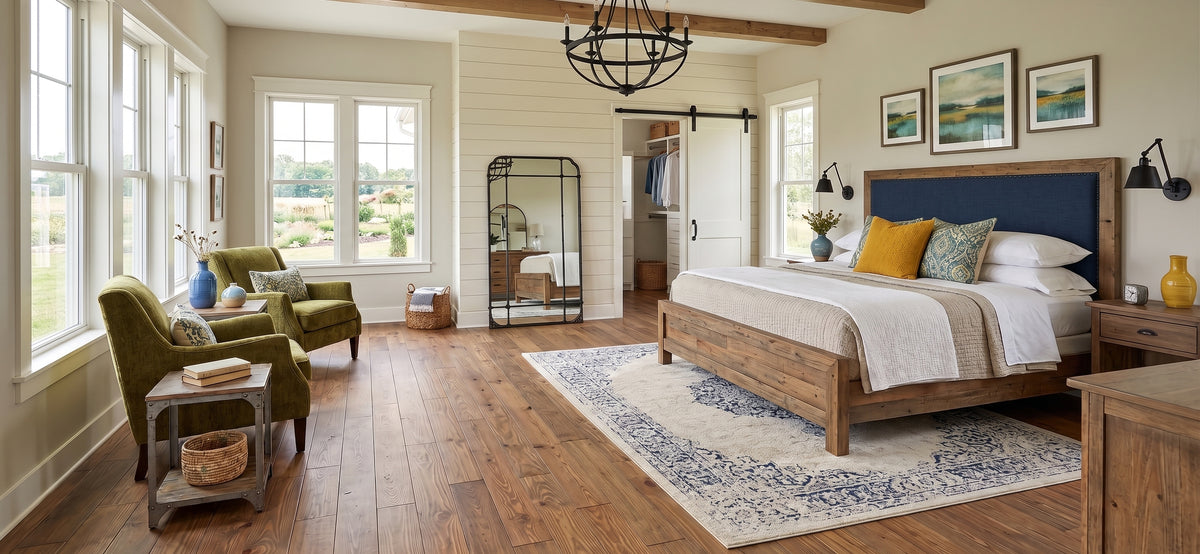 5 1/8" x 3/4" Southern Yellow Pine Ginger Solid Hardwood Flooring
