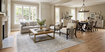 Solid European White Oak Abilene in a Simulated Room Scene 