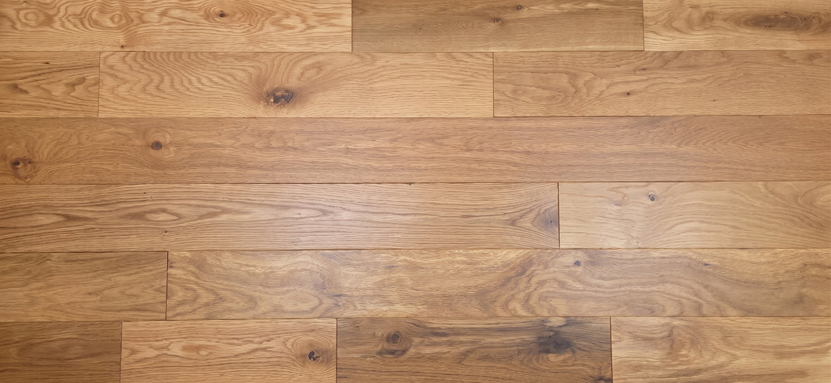 5" x 3/4" White Oak Natural Character Grade Hardwood Flooring
