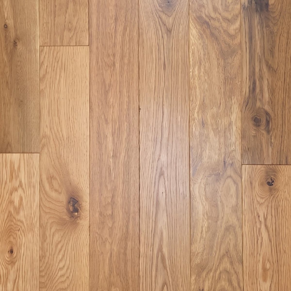 5" x 3/4" White Oak Natural Character Grade Hardwood Flooring