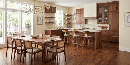 Solid European White Oak Winchester in a Simulated Room Scene