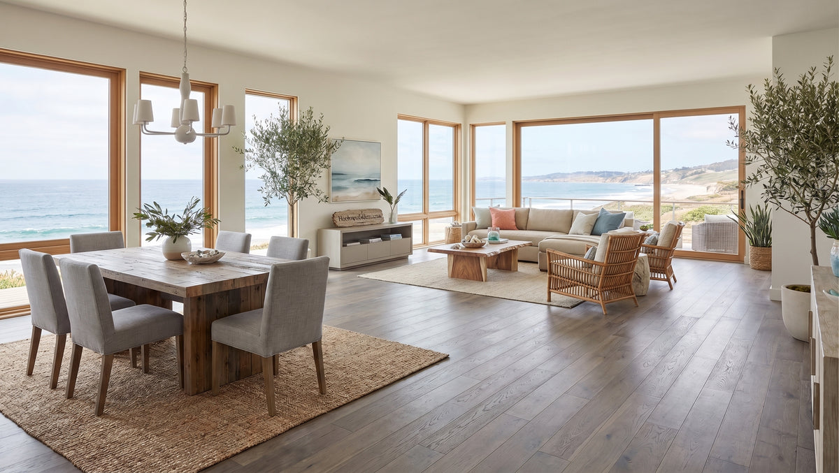 5 7/8" x 9/16" Engineered European Oak Mount Mitchell Hardwood Flooring