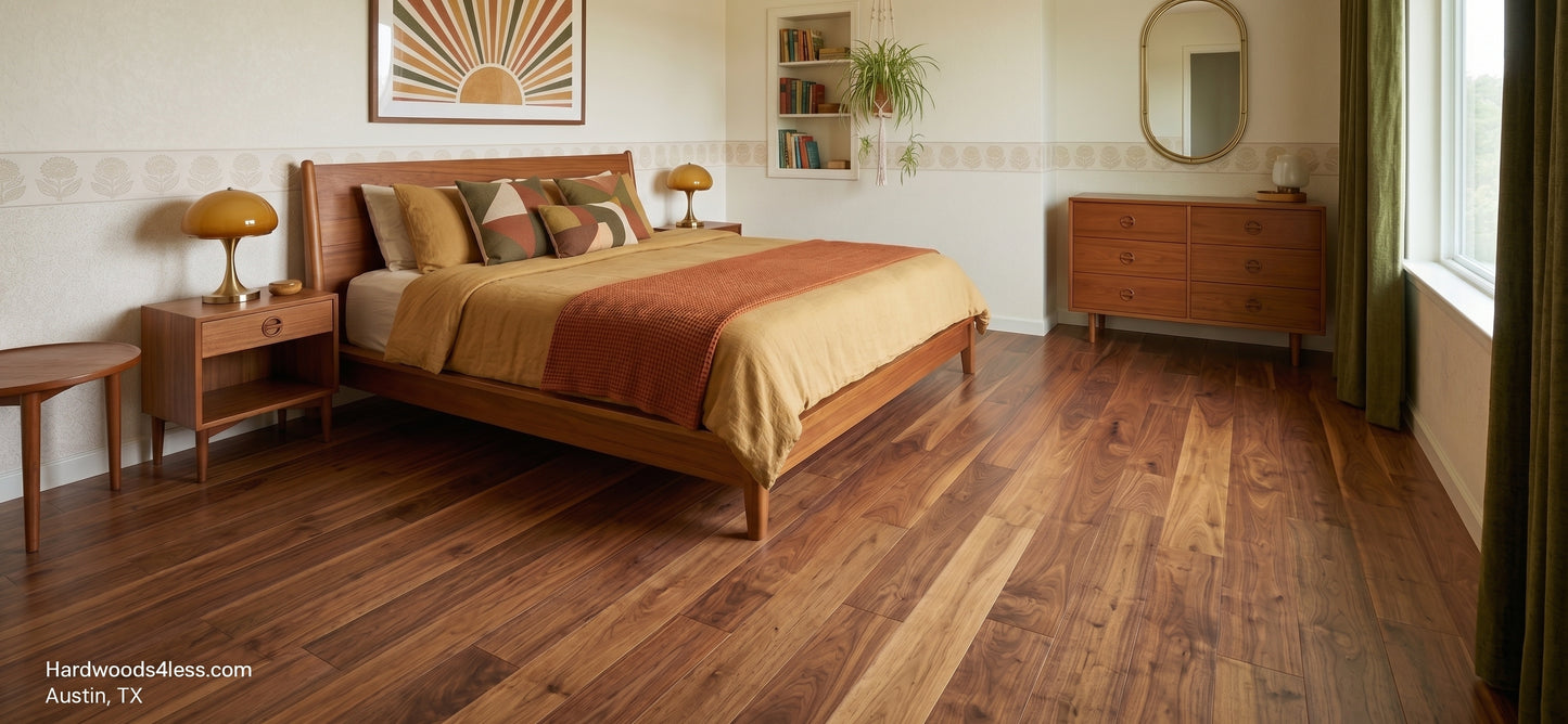 5" x 9/16" Engineered Brazilian Teak Hardwood Flooring