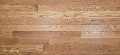 3 1/4" x 3/4" Red Oak Natural Common & Better Low Gloss Hardwood Flooring