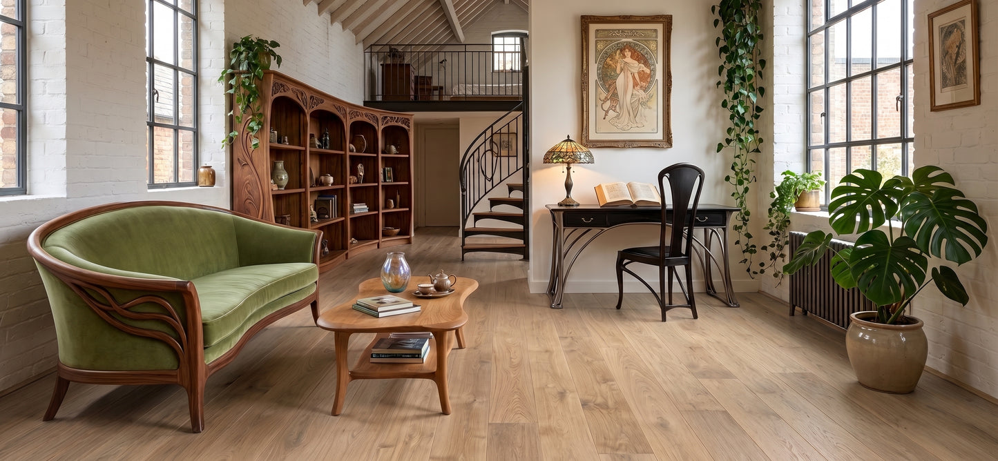 8.11" x 7/16" Modernized Engineered European Oak Hadid Hardwood Flooring