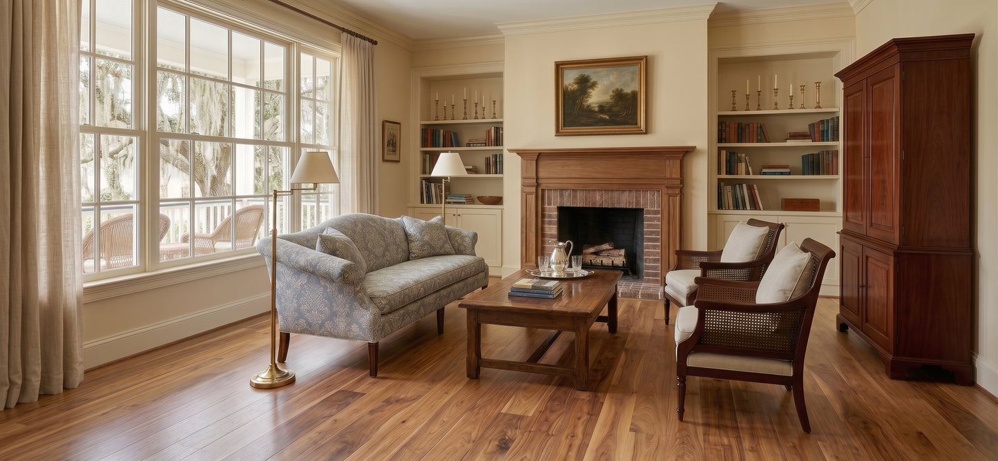 7" x 9/16" Engineered Brazilian Oak Natural Hardwood Flooring