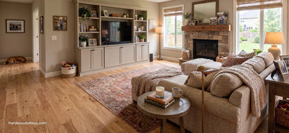 3 1/4" x 3/4" Red Oak Natural Common & Better Low Gloss Hardwood Flooring