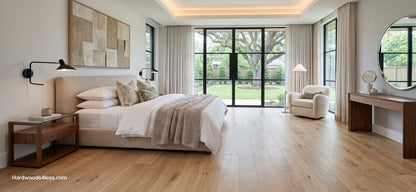 7" x 1/2" Engineered White Oak Natural Hardwood Flooring *Builder Grade*