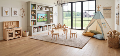 7" x 5/8" Engineered Red Oak Aldus Hardwood Flooring