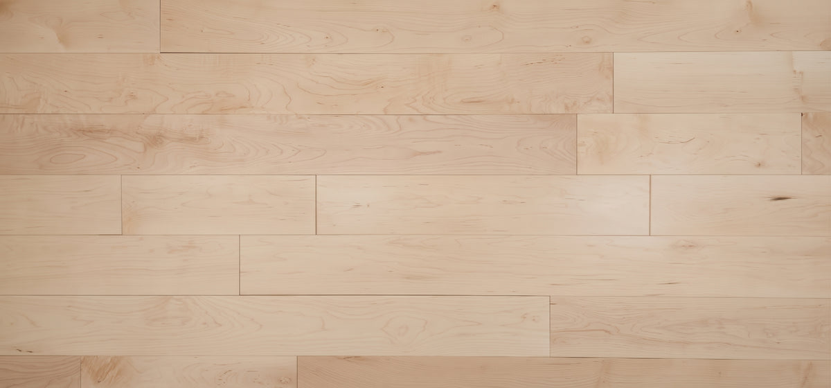 4" x 3/4" Natural Maple Select & Better Hardwood Flooring