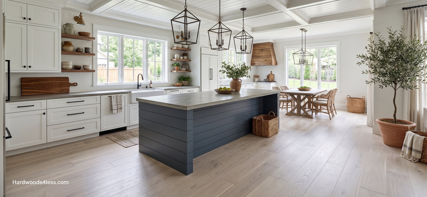 8.11" x 7/16" Modernized Engineered Ash Mackintosh Hardwood Flooring