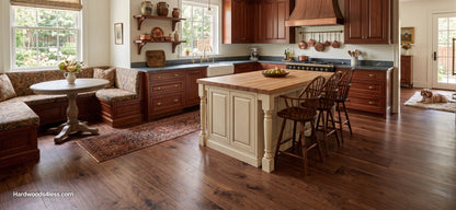 8.11" x 7/16" Modernized Engineered Walnut Gaudi Hardwood Flooring