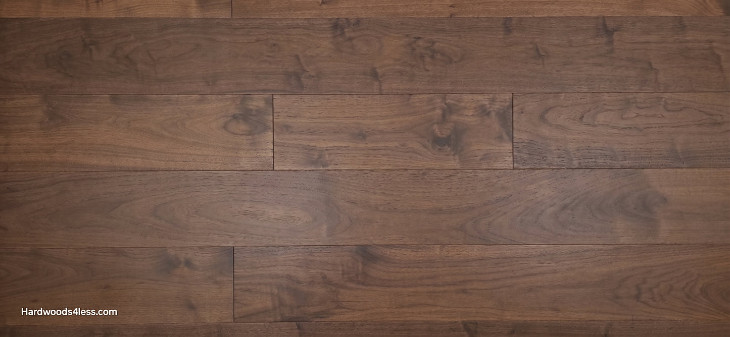 7 1/2" x 9/16" Engineered Walnut Columbia Hardwood Flooring