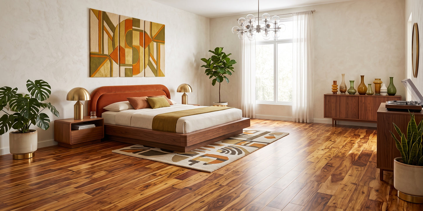 5" x 3/4" Solid European Acacia Natural Hardwood Flooring