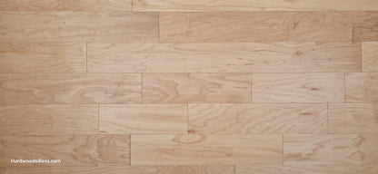 5 3/8" x 3/8" Engineered Maple Natural Hardwood Flooring
