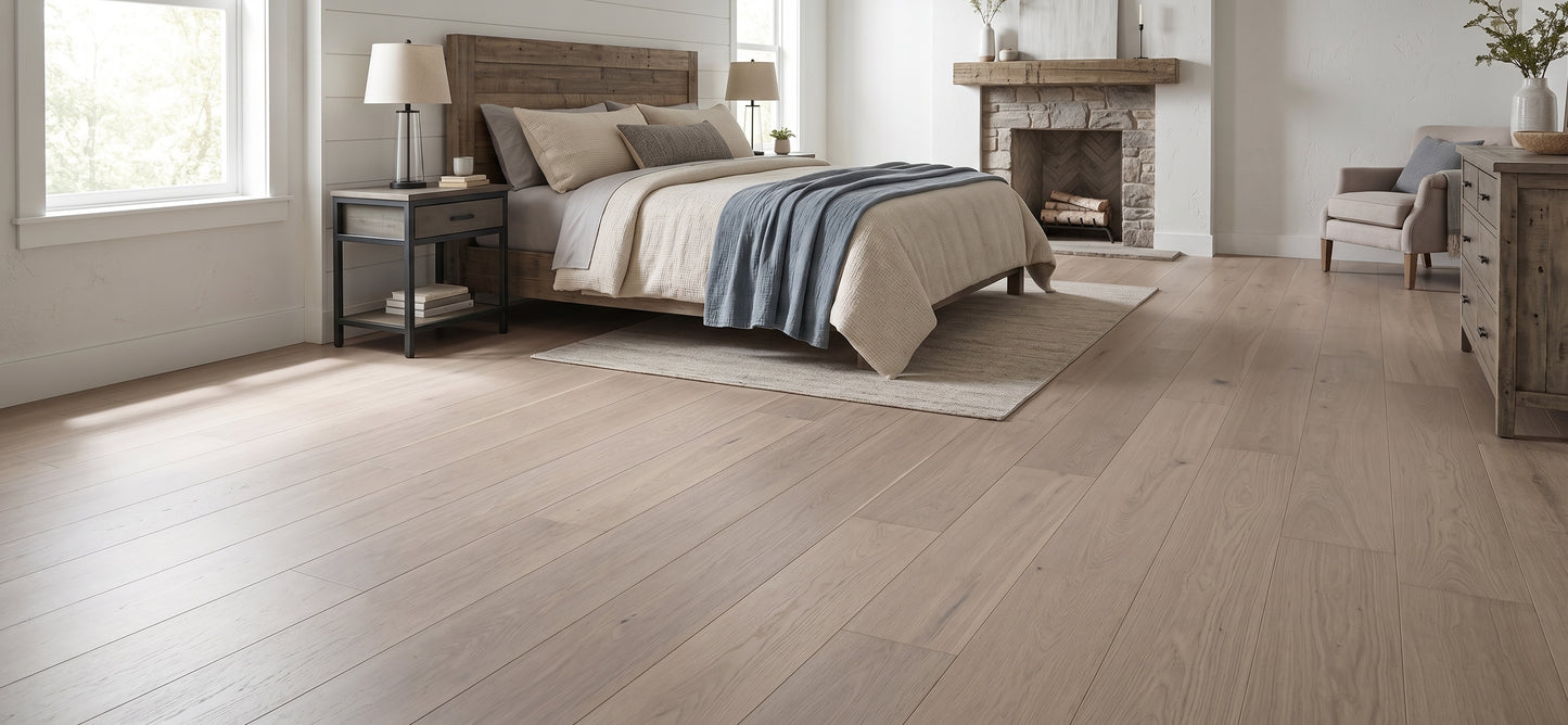 8.11" x 7/16" Modernized Engineered European Oak Foster Hardwood Flooring