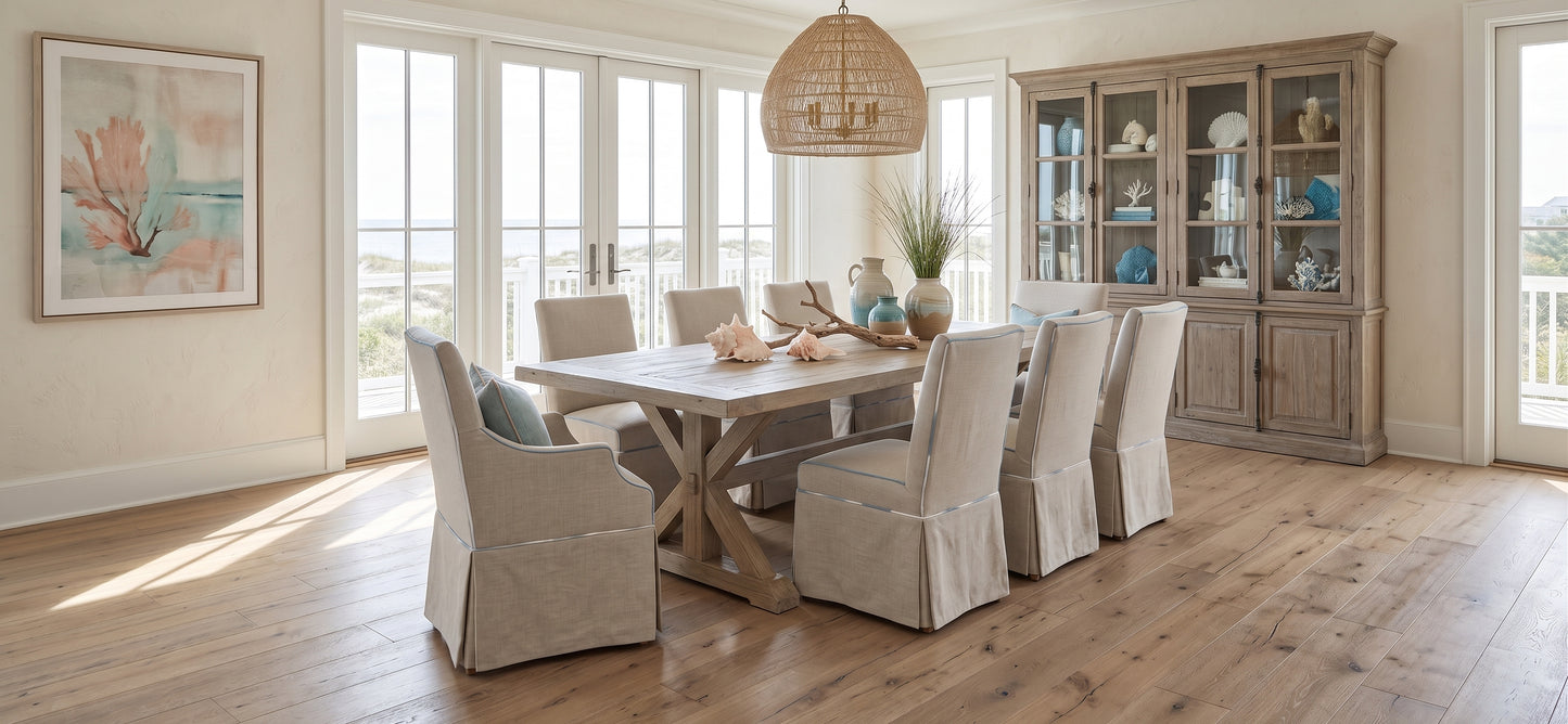 8 5/8" x 5/8" Engineered European Oak Highball Hardwood Flooring
