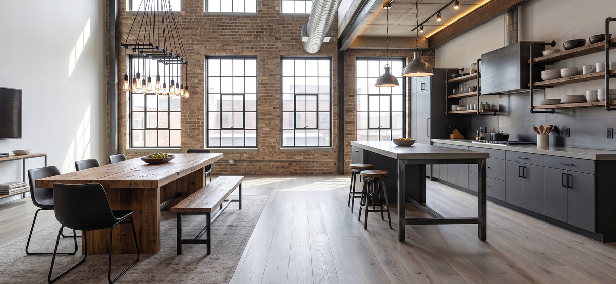 8 1/4" x 9/16" Engineered European Oak Crane Hardwood Flooring