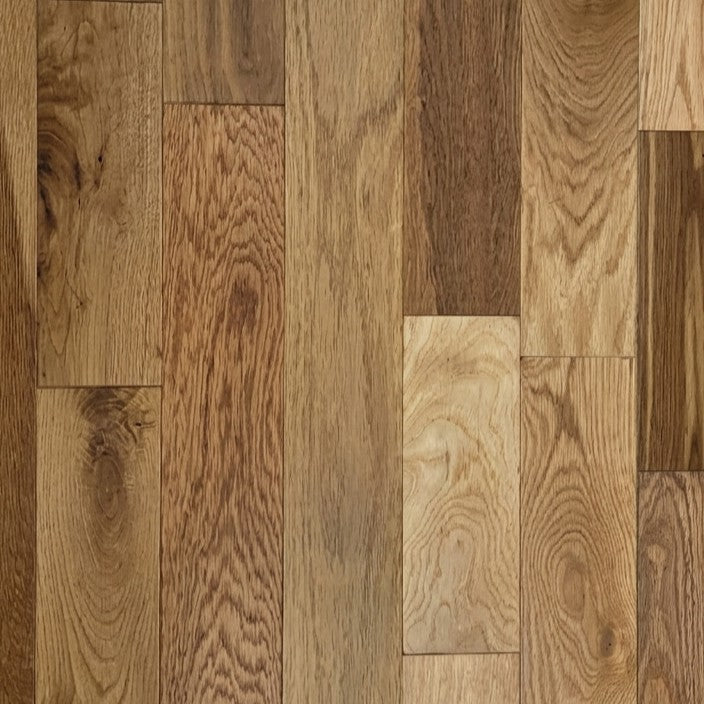 5" x 3/4" Solid White Oak Natural Character Grade Hardwood Flooring