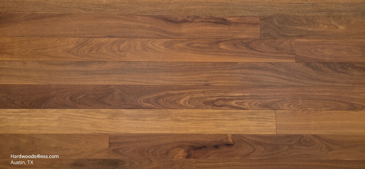 5" x 9/16" Engineered Brazilian Teak Hardwood Flooring