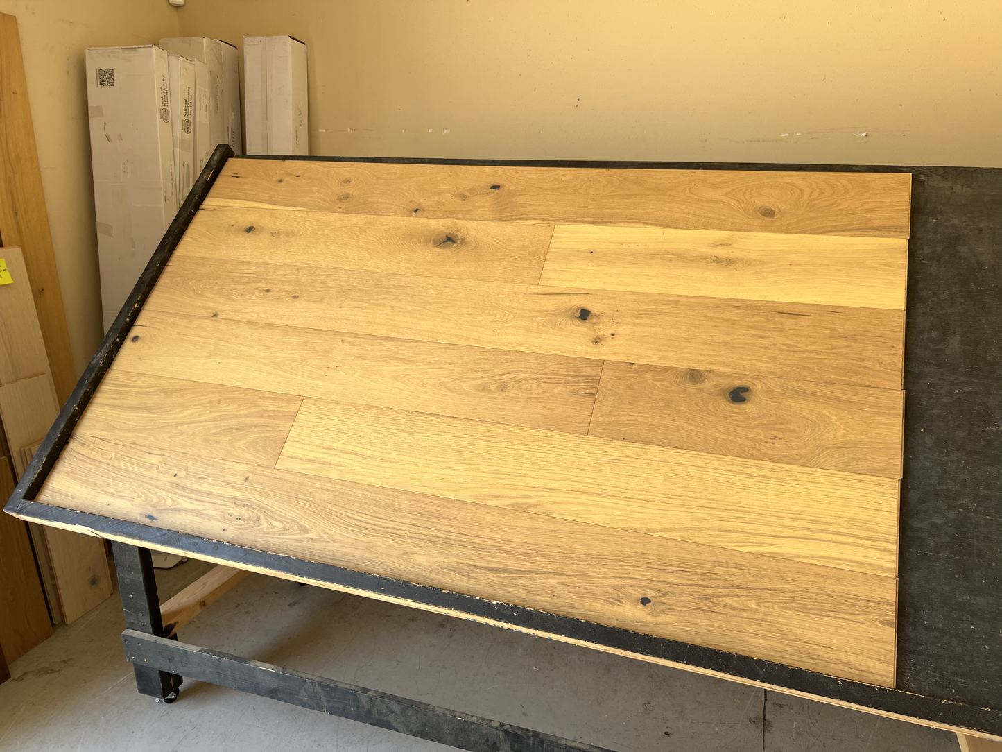 7 1/2" x 1/2" Engineered European White Oak Madrid  Hardwood Flooring